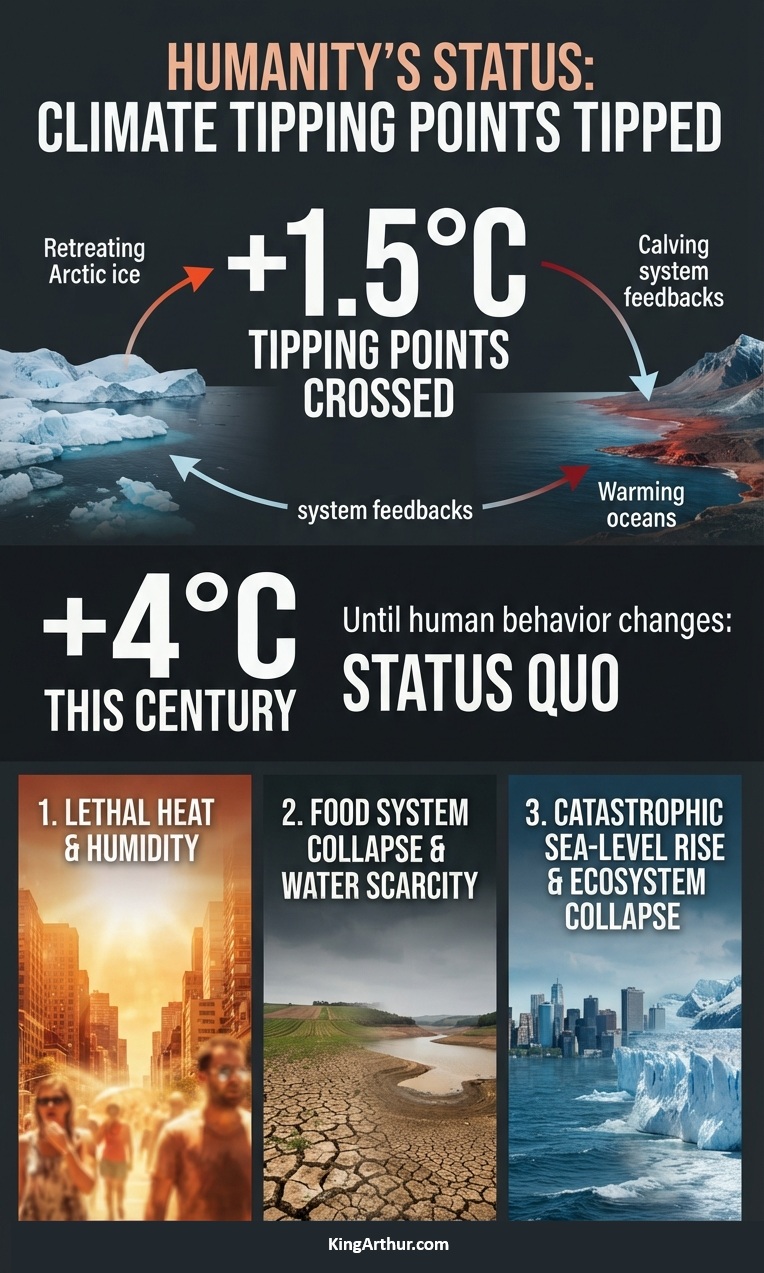 Humanity’s Status: Climate Tipping Points Tipped
