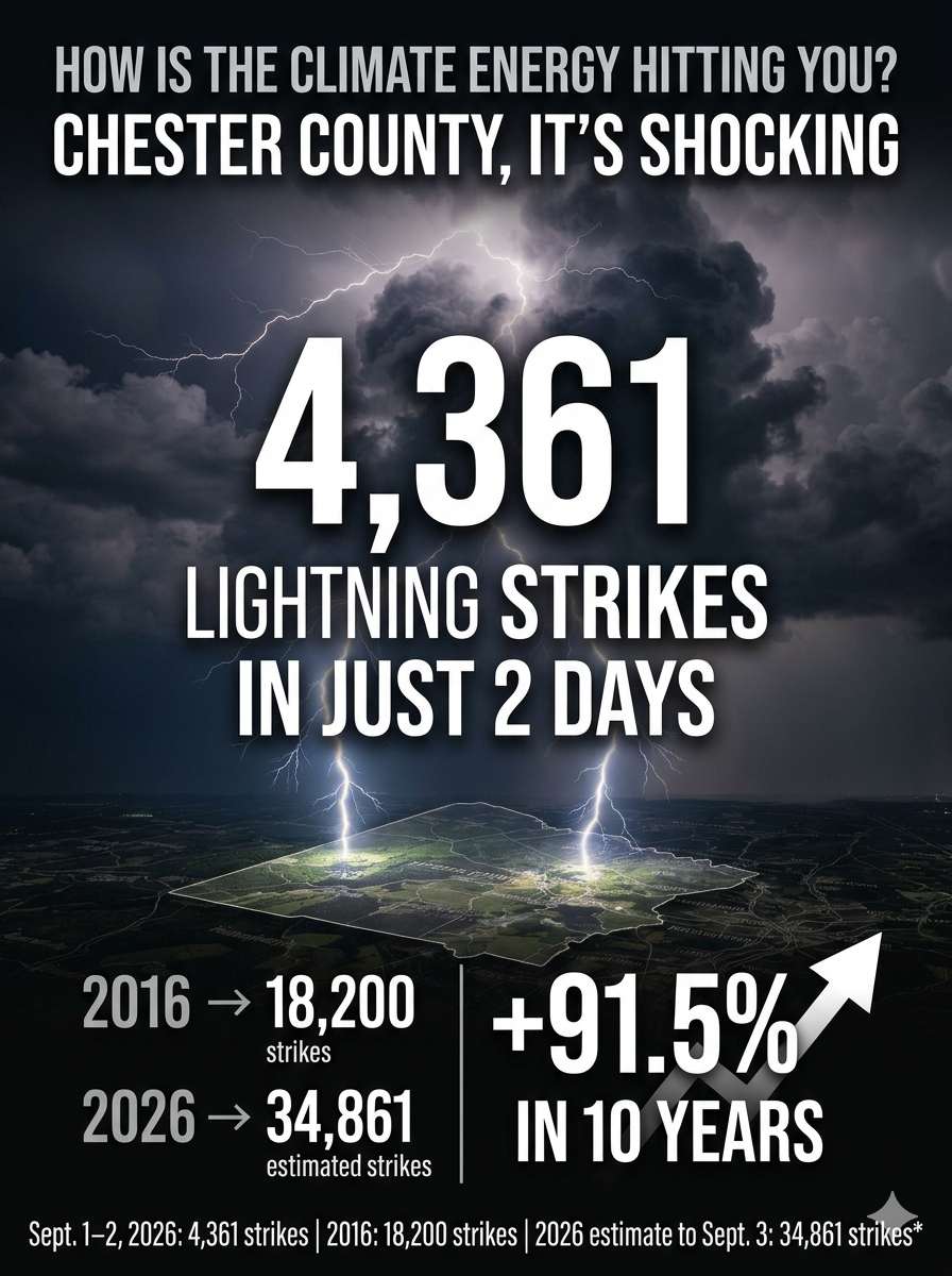 Extreme Weather in Chester County, PA / Sept. 1, 2026